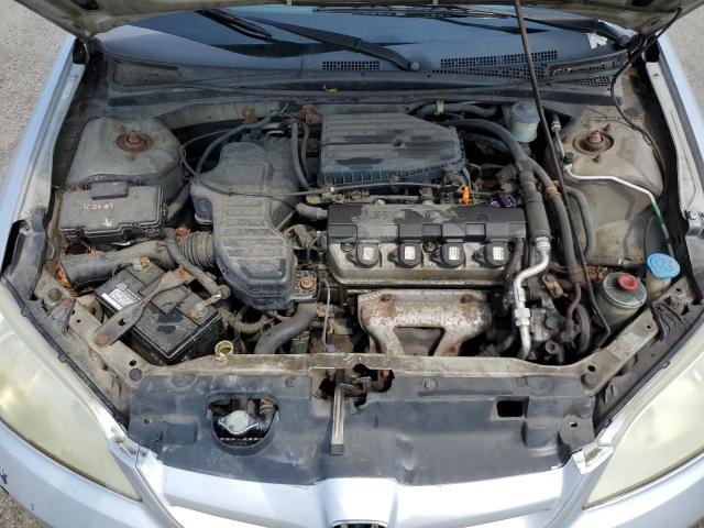1HGES16395L030273 - 2005 HONDA CIVIC DX VP SILVER photo 11