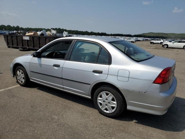1HGES16395L030273 - 2005 HONDA CIVIC DX VP SILVER photo 2