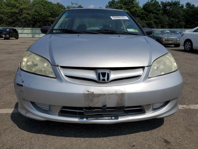 1HGES16395L030273 - 2005 HONDA CIVIC DX VP SILVER photo 5