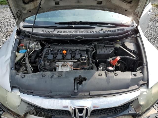 2HGFA16629H332976 - 2009 HONDA CIVIC LX-S Արծաթագույն լուսանկար 11