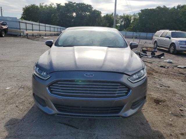 3FA6P0G70ER267970 - 2014 FORD FUSION S GRAY photo 5