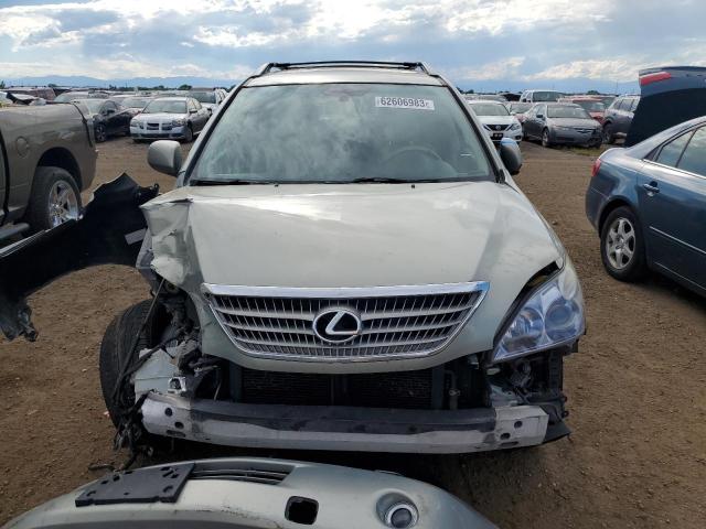 JTJHW31UX82063740 - 2008 LEXUS RX 400H SILVER photo 5