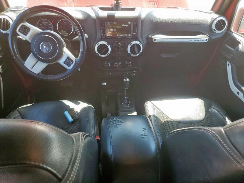 1C4BJWEG9FL623364 - 2015 JEEP WRANGLER U SAHARA RED photo 8