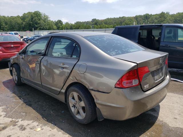 1HGFA16868L074612 - 2008 HONDA CIVIC EX GRAY photo 2