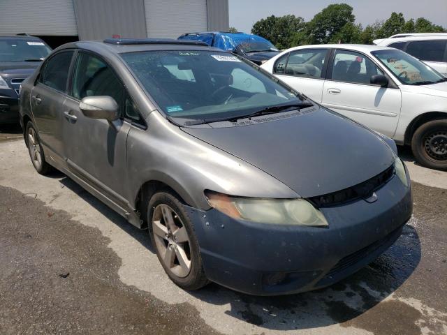 1HGFA16868L074612 - 2008 HONDA CIVIC EX GRAY photo 4