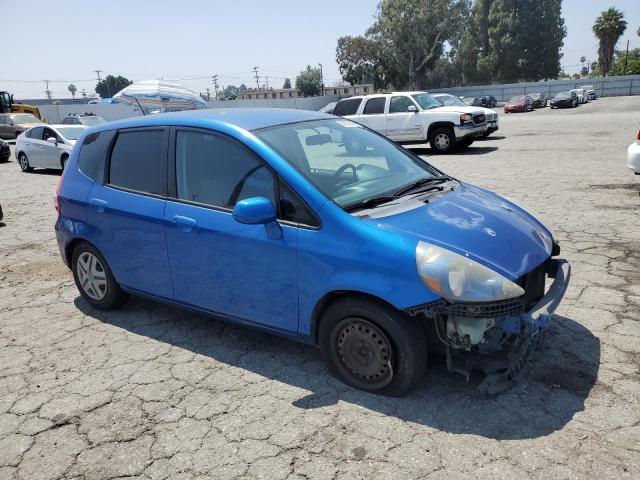JHMGD37477S000944 - 2007 HONDA FIT BLUE photo 4
