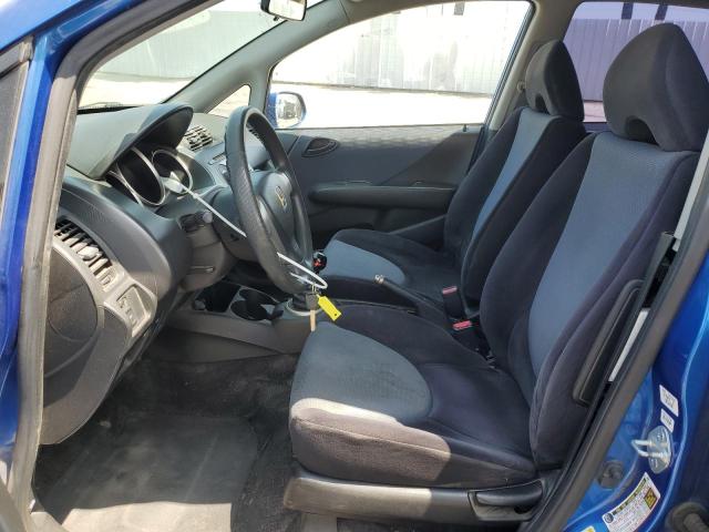 JHMGD37477S000944 - 2007 HONDA FIT BLUE photo 7