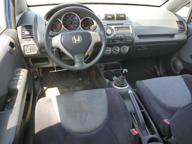 JHMGD37477S000944 - 2007 HONDA FIT BLUE photo 8