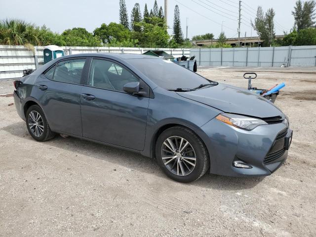 2T1BURHE1HC854367 - 2017 TOYOTA COROLLA L GRAY photo 4