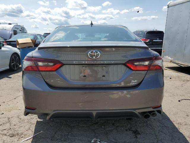 4T1T11BK7PU075386 - 2023 TOYOTA CAMRY SE NIGHT SHADE CHARCOAL photo 6