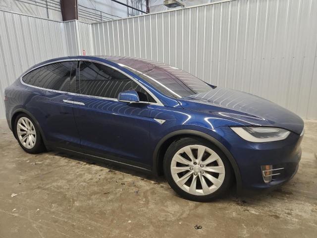 5YJXCBE27GF017661 - 2016 TESLA MODEL X BLUE photo 4