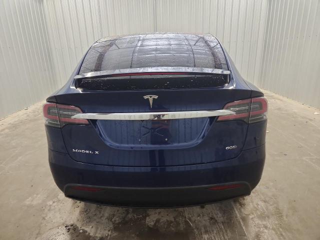 5YJXCBE27GF017661 - 2016 TESLA MODEL X BLUE photo 6