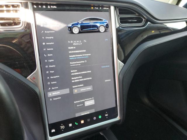 5YJXCBE27GF017661 - 2016 TESLA MODEL X BLUE photo 9