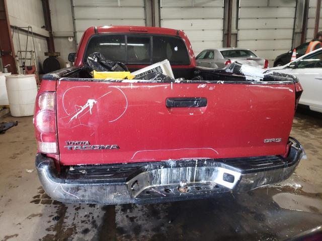 5TETX22N08Z503018 - 2008 TOYOTA TACOMA ACCESS CAB წითელი ფოტო 6
