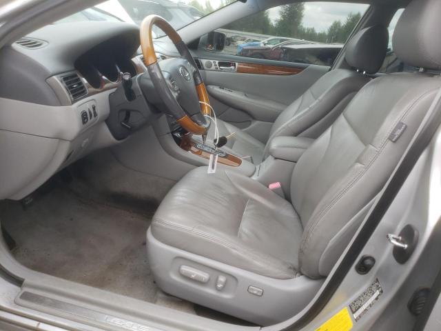 JTHBA30G455068587 - 2005 LEXUS ES 330 SILVER photo 7