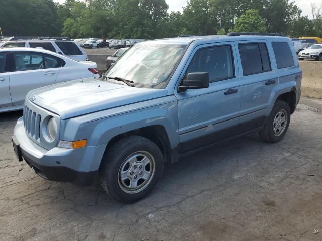 1C4NJRBB2DD190405 - 2013 JEEP PATRIOT SPORT BLUE photo 1