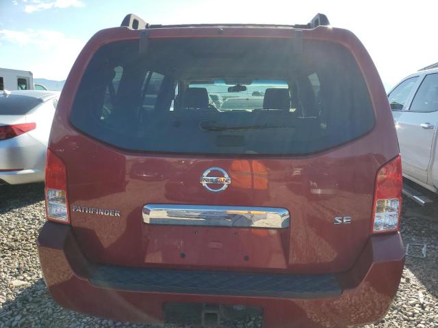 5N1AR18U77C604107 - 2007 NISSAN PATHFINDER LE BURGUNDY photo 6