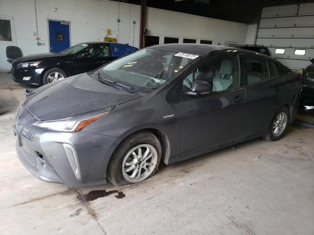 JTDL9MFU4M3028778 - 2021 TOYOTA PRIUS LE GRAY photo 1