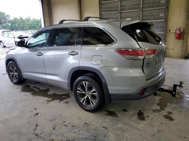 5TDJKRFH0GS282034 - 2016 TOYOTA HIGHLANDER XLE Silber Foto 2