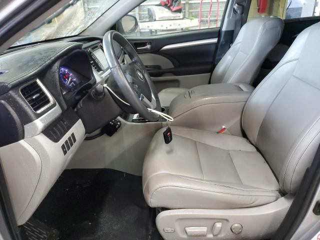 5TDJKRFH0GS282034 - 2016 TOYOTA HIGHLANDER XLE Silber Foto 7