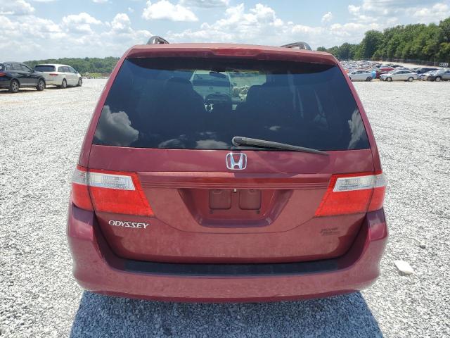 5FNRL38696B127851 - 2006 HONDA ODYSSEY EXL BURGUNDY photo 6