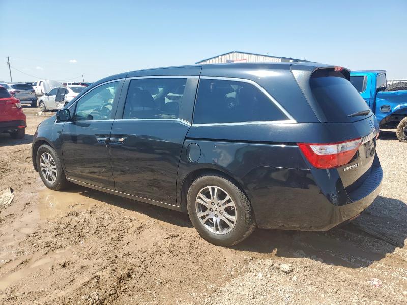 5FNRL5H61BB077033 - 2011 HONDA ODYSSEY EXL BLACK photo 2