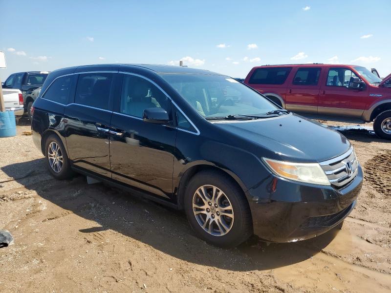 5FNRL5H61BB077033 - 2011 HONDA ODYSSEY EXL BLACK photo 4