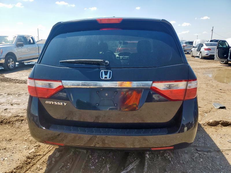 5FNRL5H61BB077033 - 2011 HONDA ODYSSEY EXL BLACK photo 6