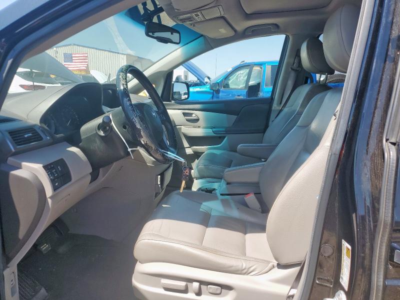 5FNRL5H61BB077033 - 2011 HONDA ODYSSEY EXL BLACK photo 7