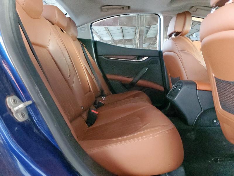 ZAM57RTAXG1182042 - 2016 MASERATI GHIBLI S BLUE photo 10