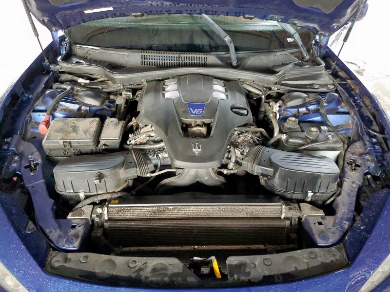 ZAM57RTAXG1182042 - 2016 MASERATI GHIBLI S BLUE photo 11