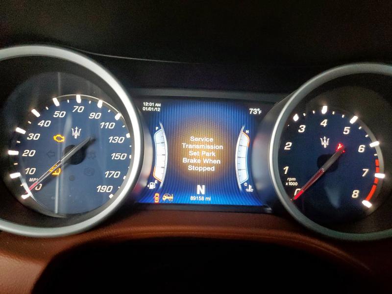 ZAM57RTAXG1182042 - 2016 MASERATI GHIBLI S BLUE photo 9