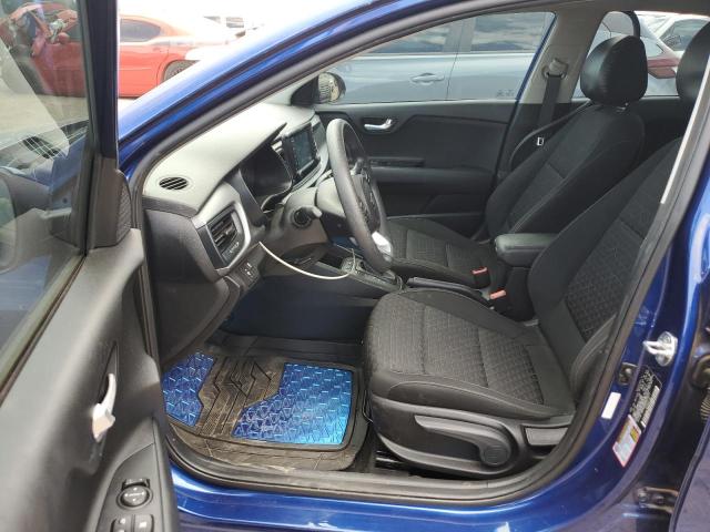 3KPA24AB2KE178265 - 2019 KIA RIO S BLUE photo 7