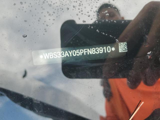 WBS33AY05PFN83910 - 2023 BMW M3 COMPETITION GRAY photo 12