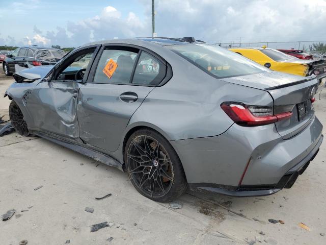 WBS33AY05PFN83910 - 2023 BMW M3 COMPETITION GRAY photo 2