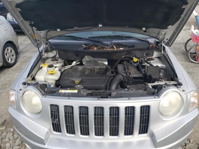 1J8FF47W07D122492 - 2007 JEEP COMPASS SILVER photo 11