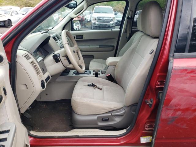 1FMCU9DG1CKB12534 - 2012 FORD ESCAPE XLT RED photo 7