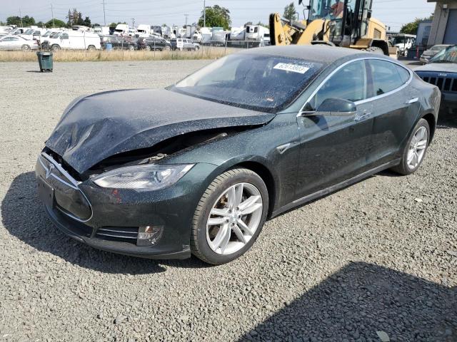 5YJSA1S13EFP29054 - 2014 TESLA MODEL S Կանաչ լուսանկար 1