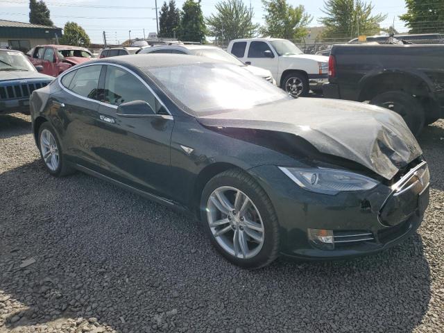 5YJSA1S13EFP29054 - 2014 TESLA MODEL S Կանաչ լուսանկար 4