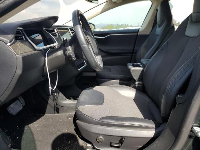 5YJSA1S13EFP29054 - 2014 TESLA MODEL S Կանաչ լուսանկար 7