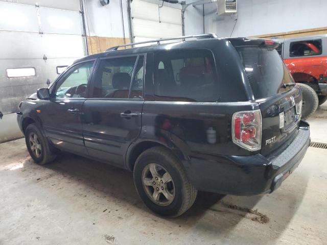 5FNYF18668B502489 - 2008 HONDA PILOT EXL BLACK photo 2