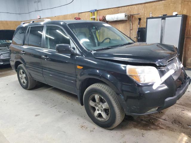 5FNYF18668B502489 - 2008 HONDA PILOT EXL BLACK photo 4