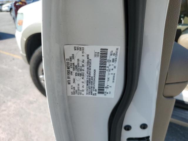 1FMEU7EE5AUA92428 - 2010 FORD EXPLORER EDDIE BAUER WHITE photo 13