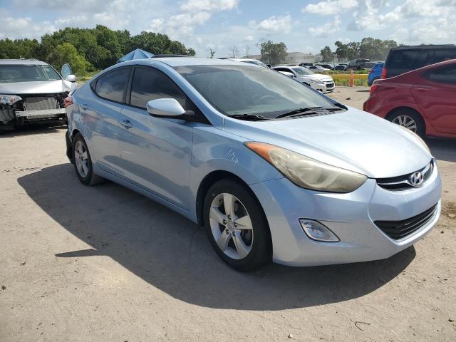 KMHDH4AEXDU489898 - 2013 HYUNDAI ELANTRA GLS BLUE photo 4