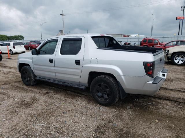 2HJYK16207H548108 - 2007 HONDA RIDGELINE RT SILVER photo 2