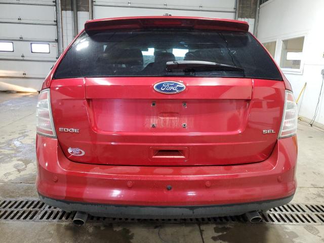 2FMDK3JC6ABB77315 - 2010 FORD EDGE SEL RED photo 6