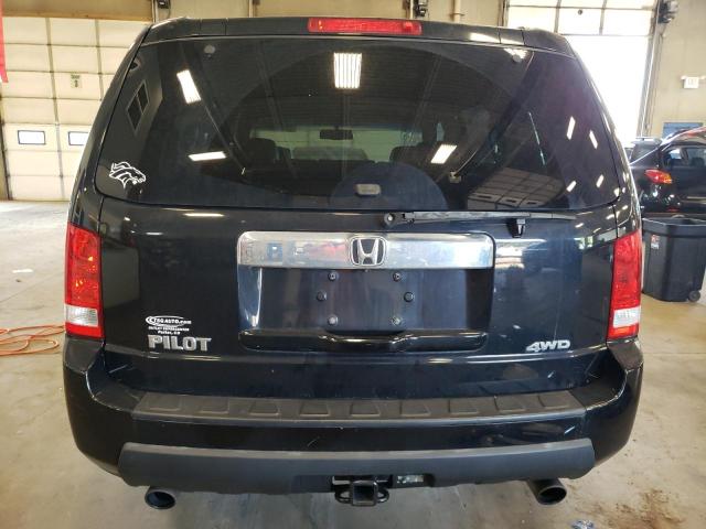 5FNYF48609B041129 - 2009 HONDA PILOT EXL BLACK photo 6