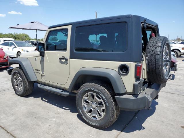 1C4AJWAG1JL854706 - 2018 JEEP WRANGLER SPORT BEIGE photo 2