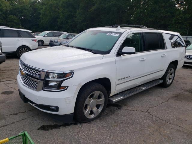 1GNSKHKC6HR381425 - 2017 CHEVROLET SUBURBAN K1500 LT WHITE photo 1