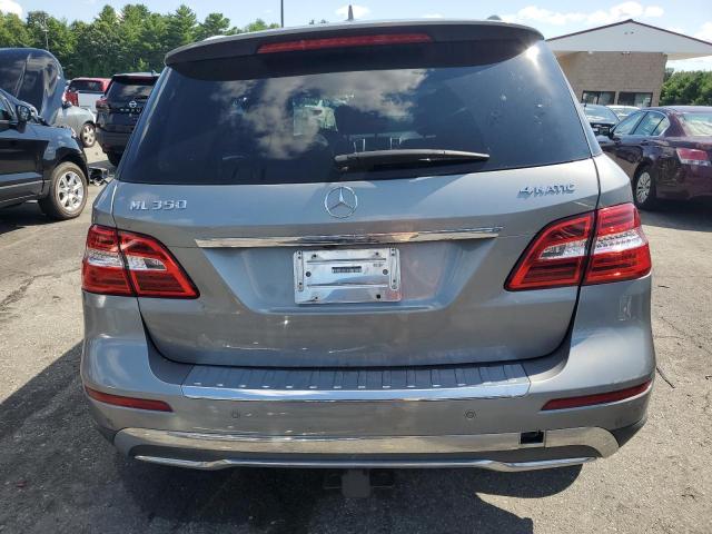 4JGDA5HB8DA106385 - 2013 MERCEDES-BENZ ML 350 4MATIC SILVER photo 6